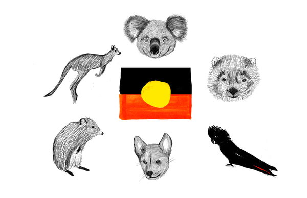 Australia Wildlife Print